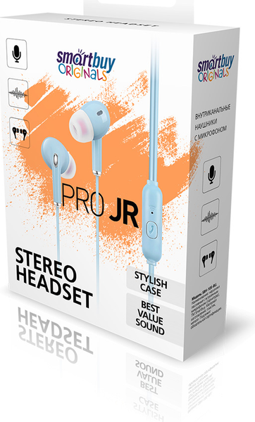 Изображение товара Наушники SmartBuy Pro JR / SBH-105-BU (голубой)