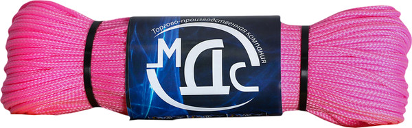 Изображение товара Шнур хозяйственный МДС 4мм 16пр / PU-156316 (30м, неон)