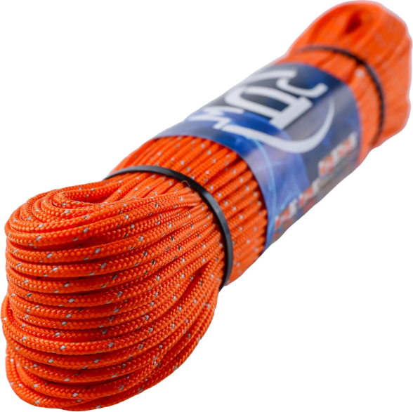 Изображение товара Шнур хозяйственный МДС 3мм 16пр / PU-156392 (50м, со светоотражающей нитью)