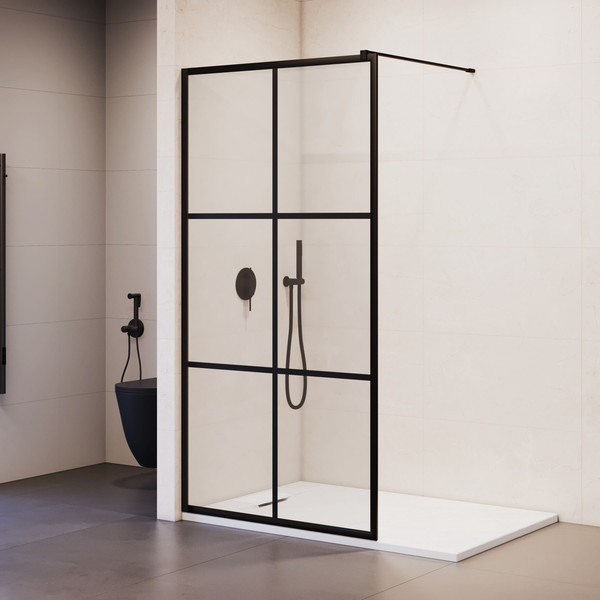 Изображение товара Душевая стенка RGW WA-11-B / 32101190-84 (90x200, прозрачное стекло/черный)