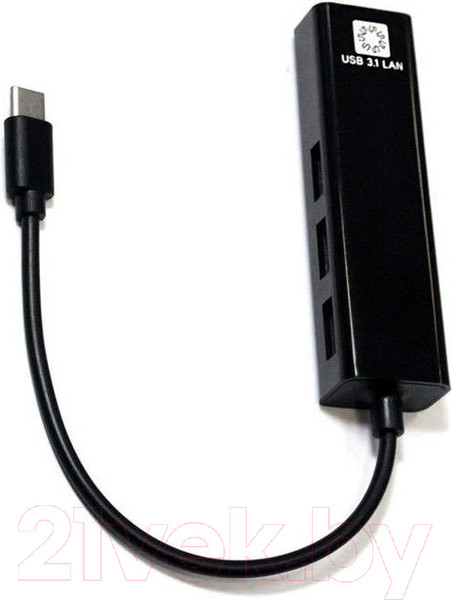 Изображение товара Сетевой адаптер 5bites UA3C-45-09BK (0.1м, черный)
