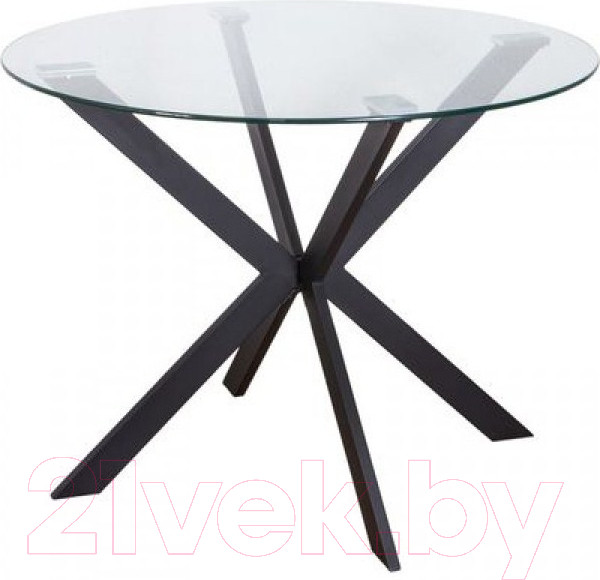 Изображение товара Обеденный стол AksHome Dallas  (стекло/метал)