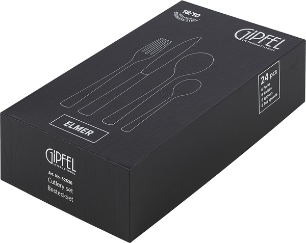 Изображение товара Набор столовых приборов Gipfel Elmer 52536 (24пр)