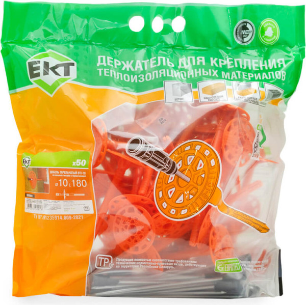 Изображение товара Дюбель для теплоизоляции ЕКТ 10х180 / B009941 (50шт)