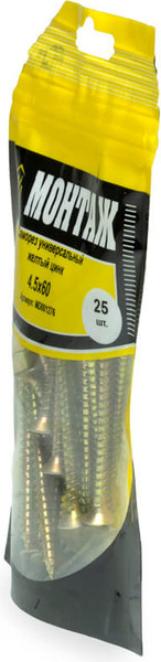 Изображение товара Саморез Монтаж Универсальный 4.5x60 / MD001276 (25шт)