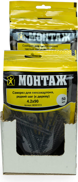 Изображение товара Саморез Монтаж 4.2x90 / MD001013 (50шт)