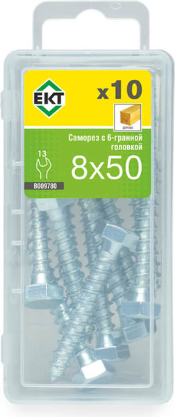 Изображение товара Саморез ЕКТ 8.0x50 / B009780 (10шт)
