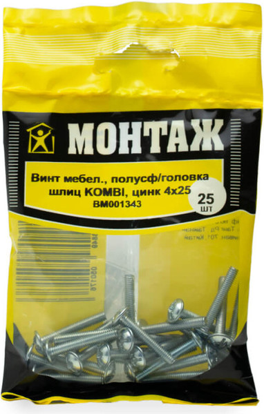 Изображение товара Винт Монтаж 4х25 / BM001343 (25шт)