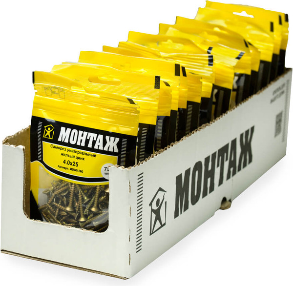 Изображение товара Саморез Монтаж 4.0x25 / MD001260 (75шт)