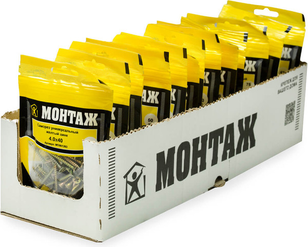 Изображение товара Саморез Монтаж Универсальный 4.0x40 / MD001263 (50шт)