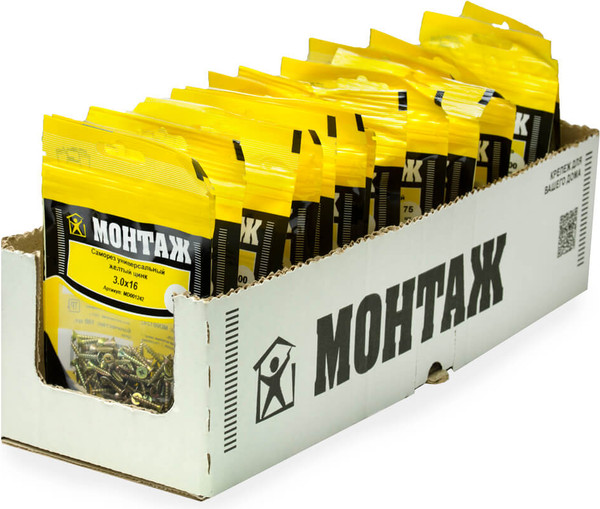 Изображение товара Саморез Монтаж Универсальный 3.0x16 / MD001242 (100шт)