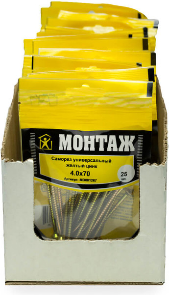 Изображение товара Саморез Монтаж Универсальный 4.0x70 / MD001267 (25шт)