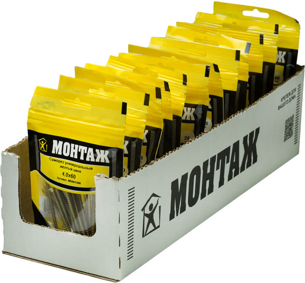 Изображение товара Саморез Монтаж Универсальный 4.0x60 / MD001266 (25шт)