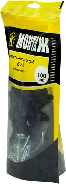 Изображение товара Дюбель-гвоздь Монтаж US 6x40 / MD001078 (100шт)