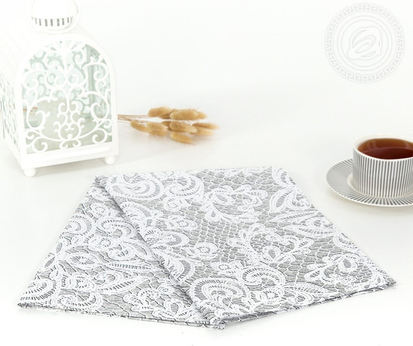 Изображение товара Полотенце АртПостель Кружево 50x70 (рогожка)