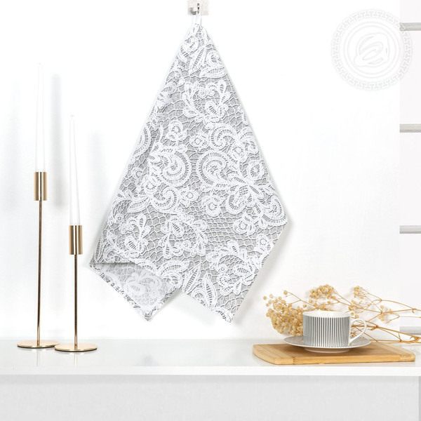 Изображение товара Полотенце АртПостель Кружево 50x70 (рогожка)