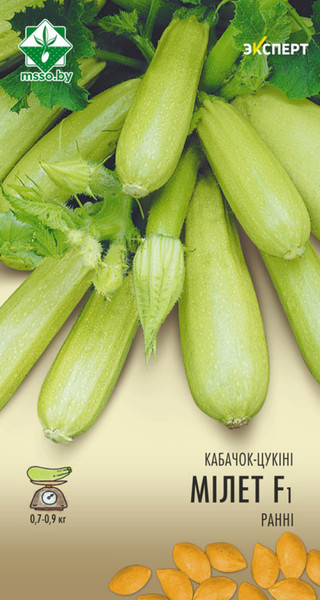 Изображение товара Семена МинскСортСемОвощ Кабачок. Милет Эксперт F1 (6шт)