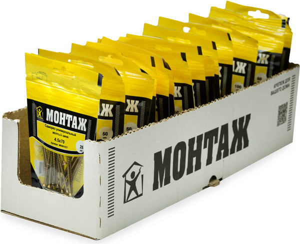 Изображение товара Саморез Монтаж Универсальный 4.5x70 / MD001277 (25шт)