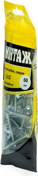 Изображение товара Саморез Монтаж С прессшайбой 4.2x32 / MD001116 (50шт)