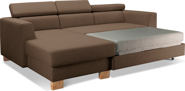 Изображение товара Диван угловой Sonit Cosmo Левый (River 08/какао)