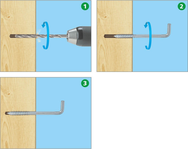 Изображение товара Шуруп Монтаж Г-образный 3.5х40 / BM001115 (10шт)