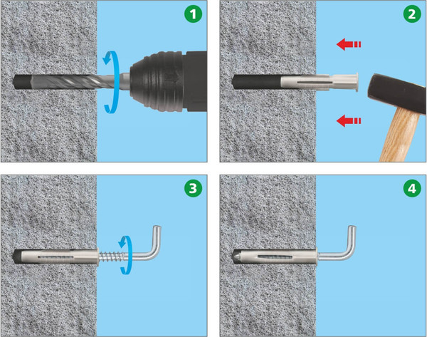 Изображение товара Шуруп Монтаж Г-образный 5х65 / BM001375 (4шт)