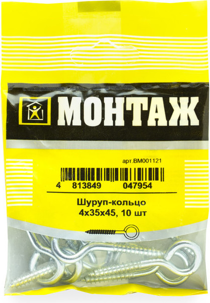 Изображение товара Шуруп Монтаж 4х35х45 / BM001121 (10шт)
