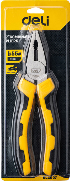 Изображение товара Плоскогубцы Deli EDL2007 (желтый/черный)