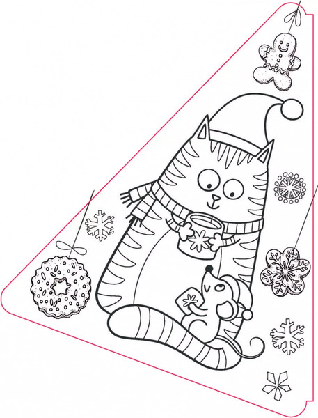 Изображение товара Раскраска Навитех Рисуй! Играй! Елочка, мягкая обложка