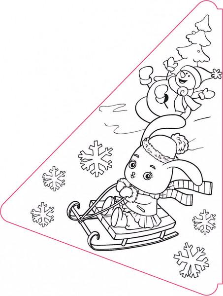 Изображение товара Раскраска Навитех Рисуй! Играй! Елочка, мягкая обложка