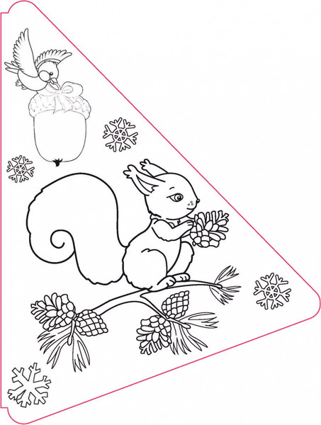 Изображение товара Раскраска Навитех Рисуй! Играй! Елочка, мягкая обложка