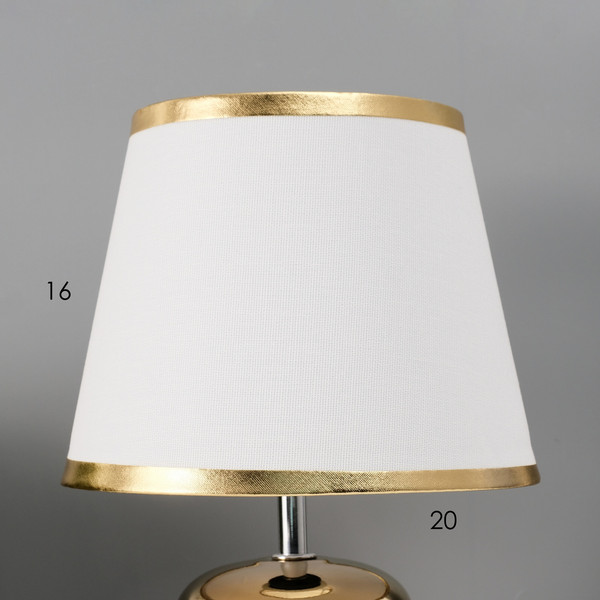 Изображение товара Прикроватная лампа Risalux Роса 10724326 (белый/золото)