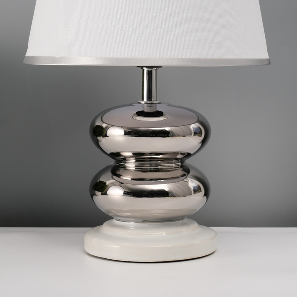 Изображение товара Прикроватная лампа Risalux Роса 10724329 (белый/хром)