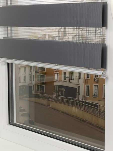 Изображение товара Рулонная штора Lm Decor ДН LB 11-10 160x170 (графитовый)