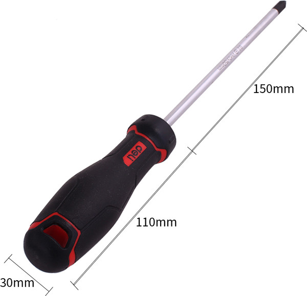 Изображение товара Отвертка Deli RS DL3462 (PH2x150мм, черный/красный)