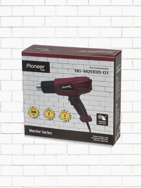 Изображение товара Строительный фен Pioneer HG-M2000-01