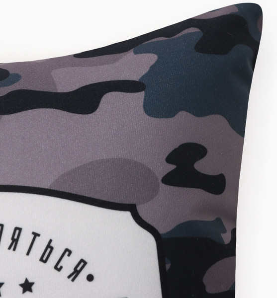 Изображение товара Подушка декоративная Этель Никаких преград / 10805388 (40x40, велюр)