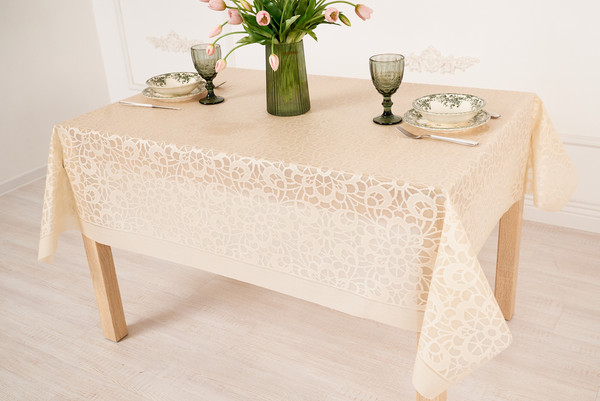 Изображение товара Скатерть Stolima Pina Lace 7006 Элеганс (110x140)