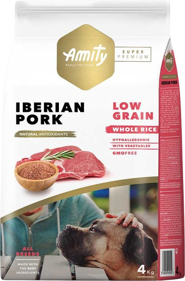 Изображение товара Сухой корм для собак Amity Super Premium с иберийской свининой (4кг)