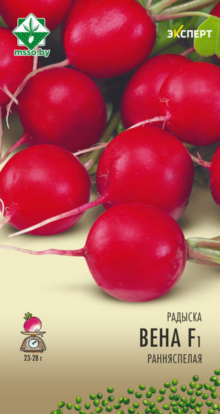 Изображение товара Семена МинскСортСемОвощ Редис. Вена Эксперт F1 (1г)