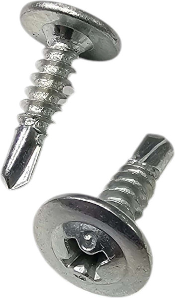 Изображение товара Саморез RBT СПШС/Ц 4.2х16 с прессшайбой со сверлом мелкий шаг (500шт, оцинкованный)