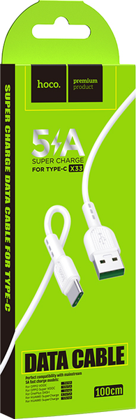 Изображение товара Кабель Hoco X33 Type-C (1м, белый)