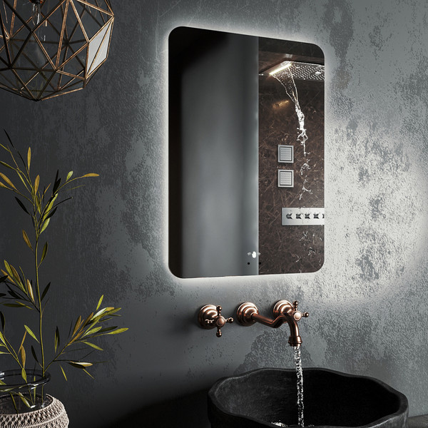 Изображение товара Зеркало Roxen Bella 510055-50ST Smart Touch (с бесконтактным сенсором и подсветкой)