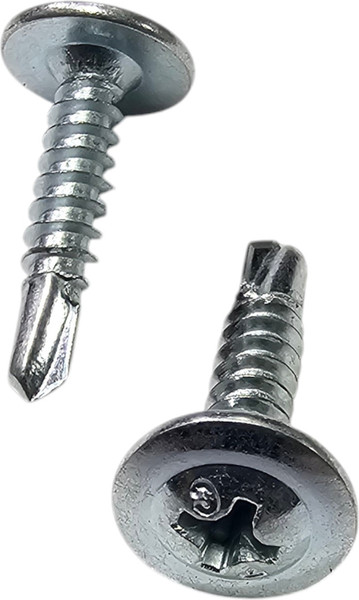 Изображение товара Саморез RBT СПШС/Ц 4.2х19 с прессшайбой со сверлом мелкий шаг (3кг, оцинкованный)