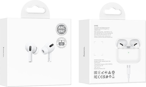 Изображение товара Беспроводные наушники Hoco EW68 TWS ANC+ENC (белый)