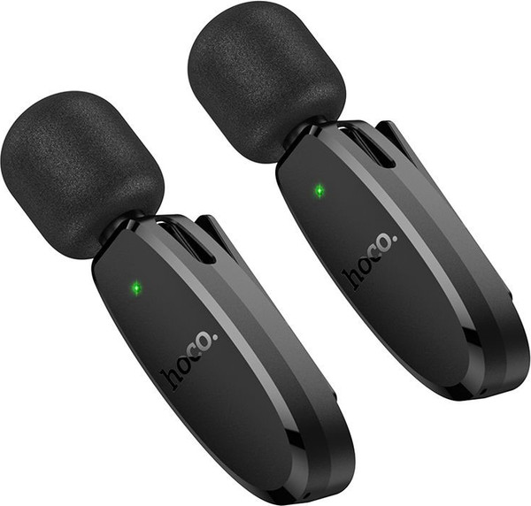 Изображение товара Микрофон Hoco L15 Lightning/Type-C (черный)