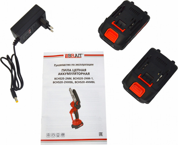 Изображение товара Пила цепная аккумуляторная Brait BCHS20-2NM-1