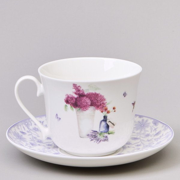 Изображение товара Чашка с блюдцем Lefard Лавандовая весна 87-345