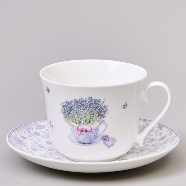 Изображение товара Чашка с блюдцем Lefard Лавандовая весна 87-345