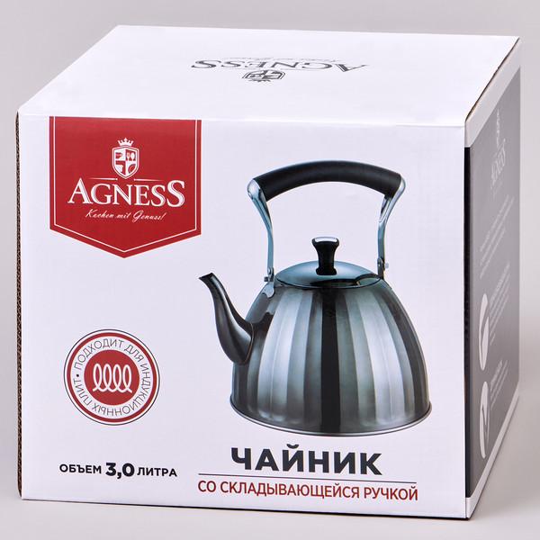 Изображение товара Чайник со свистком Agness 937-911